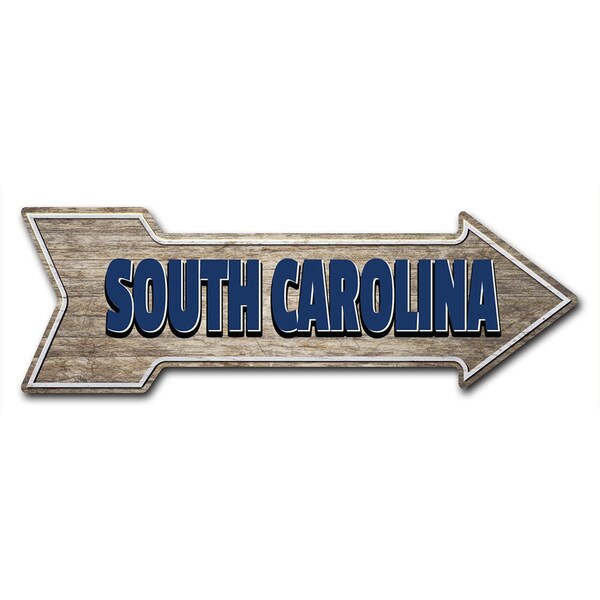 Signmission South Carolina 2 Arrow Decal Funny Home Decor 18in Wide D-A-999602 - main